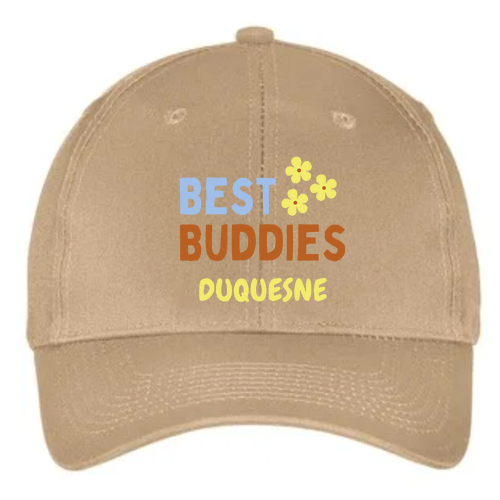 Embroidered Best Buddies Hat -- Khaki