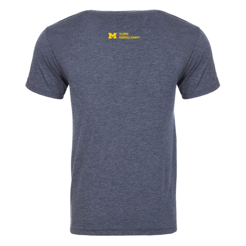 Mens/Unisex Next Level Soft Fitted Triblend Tee -- Vintage Navy