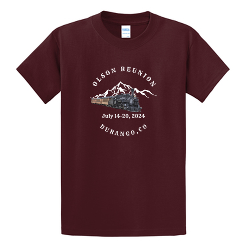 Port and Company Tall 100% Cotton Tee -- Athletic Maroon