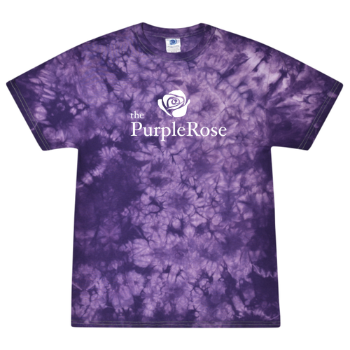 Tie-Dye Crystal Wash T-Shirt -- Purple
