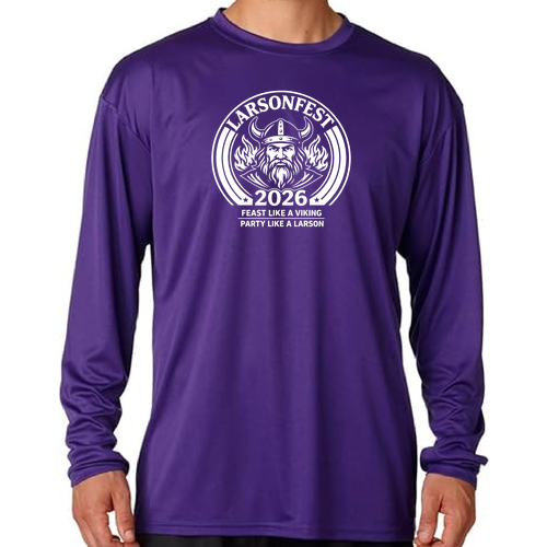 A4 Cooling Performance Long Sleeve Tee -- Purple