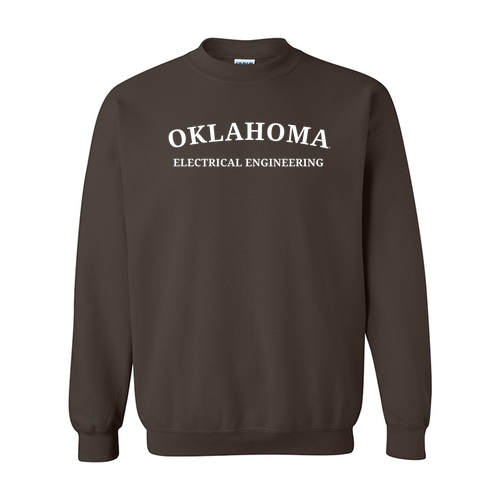 Electrical Gildan Heavy Blend Crew Neck Sweatshirt -- Dark Chocolate