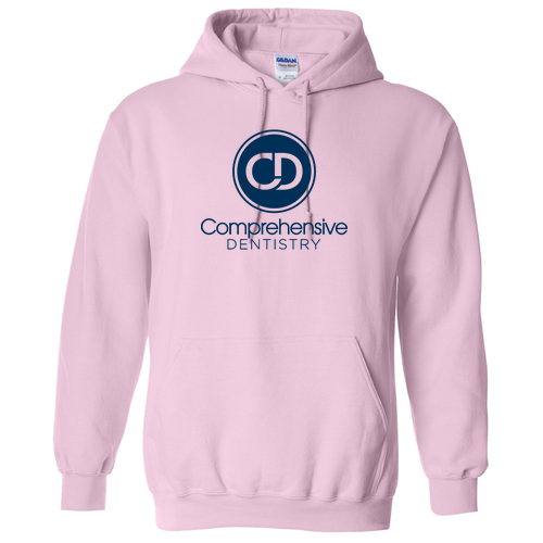 Heavy Blend Hooded Sweatshirt -- Light Pink