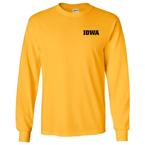 Gildan Ultra Cotton Longsleeve Basic T-Shirt -- Gold