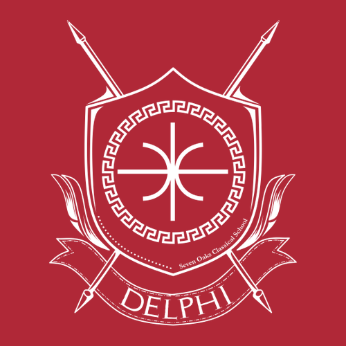 Delphi Crew Neck Sweatshirt -- Red