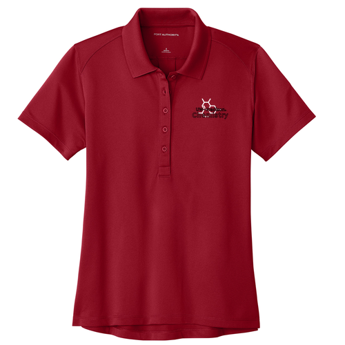 Port Authority Chemistry Women’s Wearever Performance Pique Polo -- Rich Red