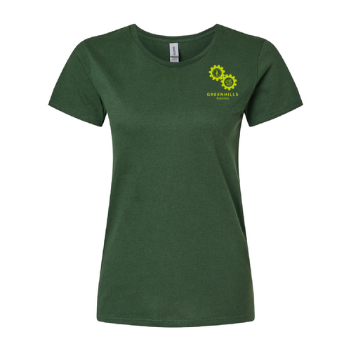 Ladies Gildan Heavy Cotton T-Shirt -- Forest Green