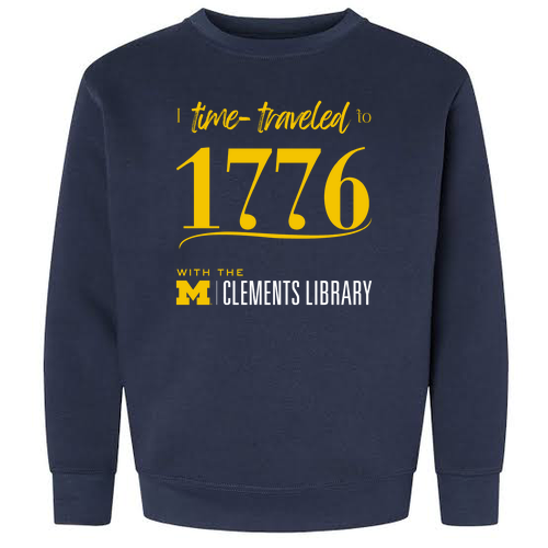 Youth LAT Apparel Soft Elevated Fleece Crewneck -- Navy