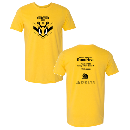 Mens/Unisex Gildan Softstyle Fitted T-Shirt -- Daisy, RoboHive 61091