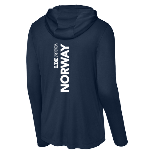 Sport-Tek Posi-UV Pro Long Sleeve Hoodie -- True Navy
