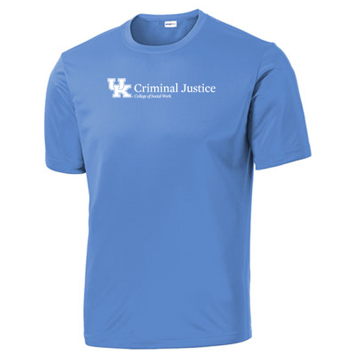 Sport Tek Competitor Tee Carolina Blue Criminal Justice