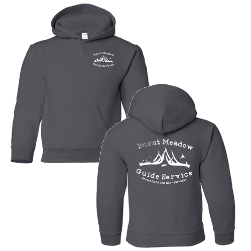 Gildan Heavy Blend Youth Hooded Sweatshirt -- Charcoal