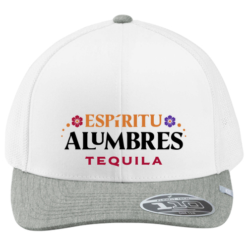 TravisMathew Cruz Colorblock Trucker Cap EA Logo Color