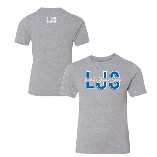 Youth LJS Short Sleeve Tee -- Heather Grey