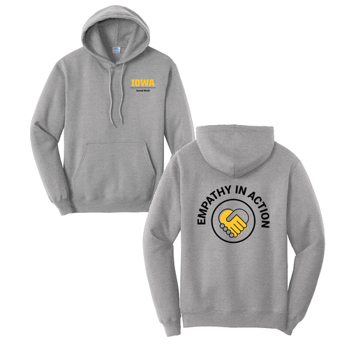 Port and Company Core Fleece Pullover Hooded Sweatshirt -- Athletic Heather