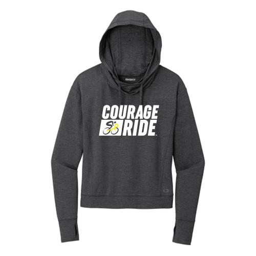 OGIO ENDURANCE Ladies Force Hoodie -- Blacktop Heather