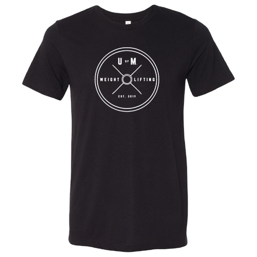 Mens/Unisex Bella Canvas Triblend Short Sleeve T-Shirt -- Solid Black
