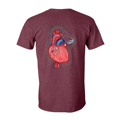 Gildan SoftStyle T-Shirt -- Heather Maroon