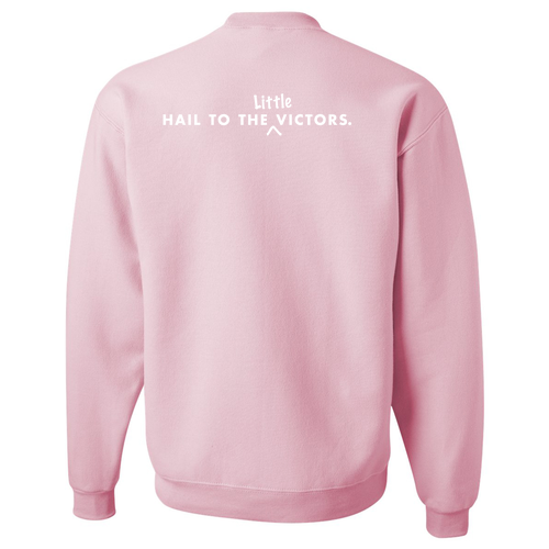 Mens/Unisex Jerzees 8 Oz., 50/50 Nublend Fleece Crewneck Sweatshirt -- Classic Pink