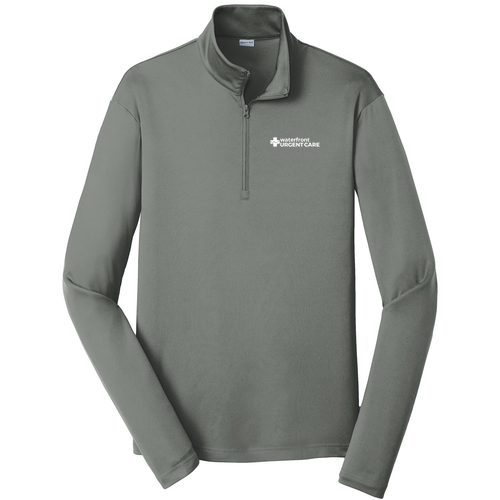 Sport-Tek PosiCharge Competitor Quarter Zip Pullover -- Grey Concrete