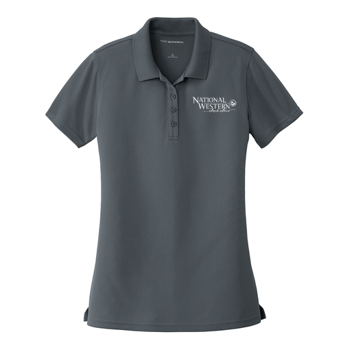 Port Authority Ladies Dry Zone UV Micro Mesh Polo -- Graphite