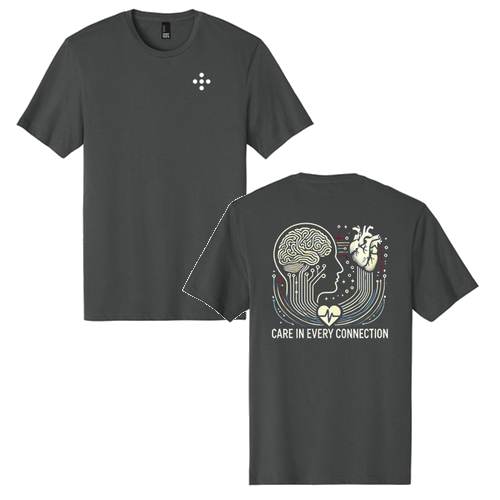 District Made Unisex Perfect Weight Crew Tee -- Charcoal