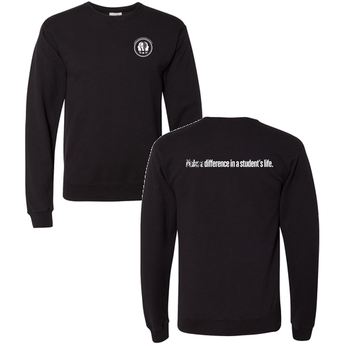 ComfortWash Unisex Crew Sweatshirt -- Black