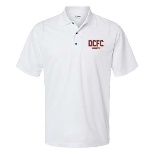 Paragon Mens Performance Mini Mesh Polo -- White