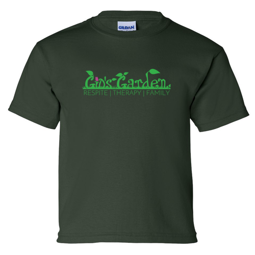 Gildan Ultra Cotton Youth Basic T-Shirt -- Forest Green