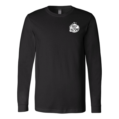 Bella Canvas Soft Fitted Jersey Longsleeve Tee -- Black