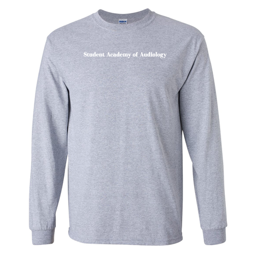 Gildan Ultra Cotton Longsleeve Basic T-Shirt -- Sport Grey