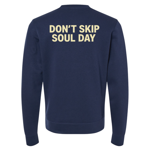 Work Out Your Salvation Crewneck Sweater -- True Navy