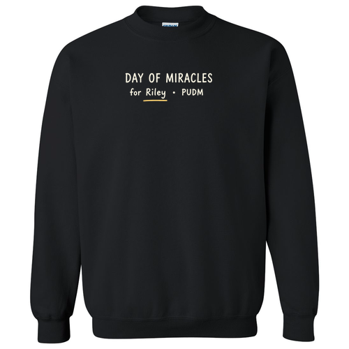 Gildan Heavy Blend Crew Neck Sweatshirt -- Black