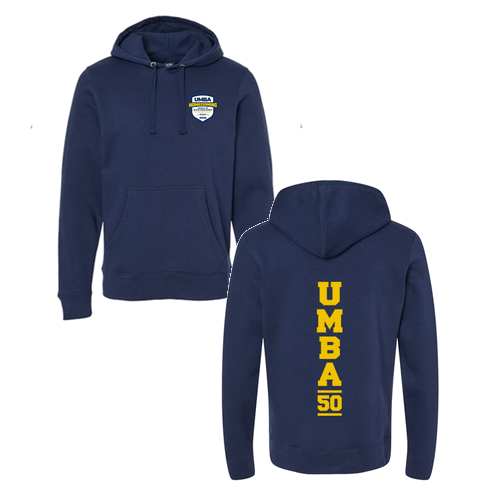 J America Soft BTB Fleece Hooded Sweatshirt -- True Navy