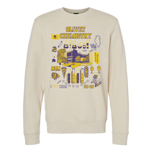 J. America BTB Fleece Crew -- Oyster