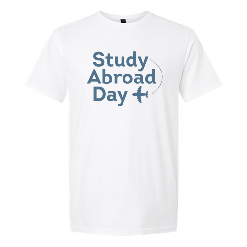 Gildan SoftStyle T-Shirt Study Abroad Day logo