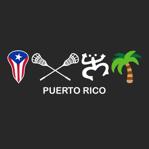 Puerto Rico Icon Pullover Hoodie -- Black