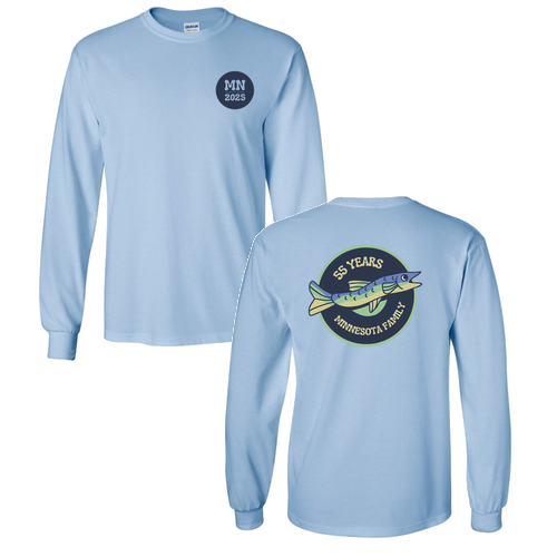 Gildan Heavy Cotton Longsleeve Basic T-Shirt -- Light Blue