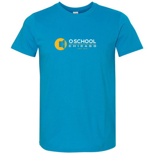 O-School  Adult SoftStyle T-Shirt -- Sapphire