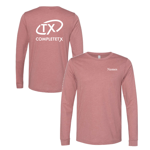 TX Bella+Canvas Unisex Heather Cvc Long Sleeve Tee- Heathers -- Heather Mauve