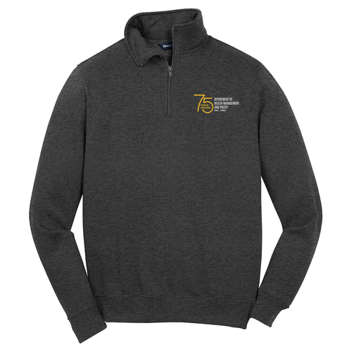 Sport Tek Quarter Zip Sweatshirt -- Graphite Heather