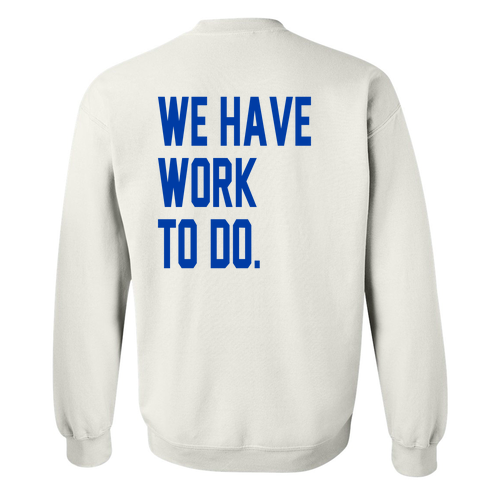 Gildan Heavy Blend Crew Neck Sweatshirt -- White