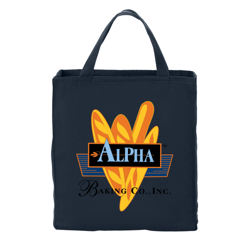 Port Authority Ideal Twill Grocery Tote -- Navy