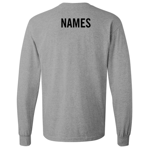 Gildan Heavy Cotton Longsleeve Basic T-Shirt -- Sport Grey