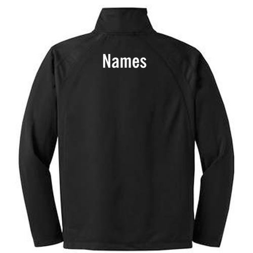 Sport Tek Tricot Jacket Adult Sizes -- Black/ Black