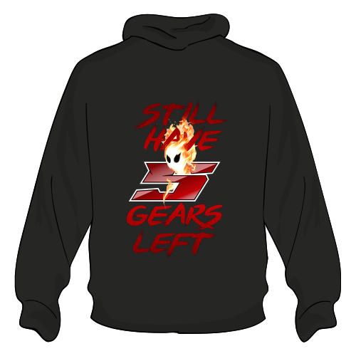 Independent Trading Co. Mainstreet Hooded Sweatshirt -- Black -- Red