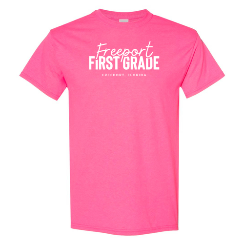 Adult Class Games  Safety Pink Tee
