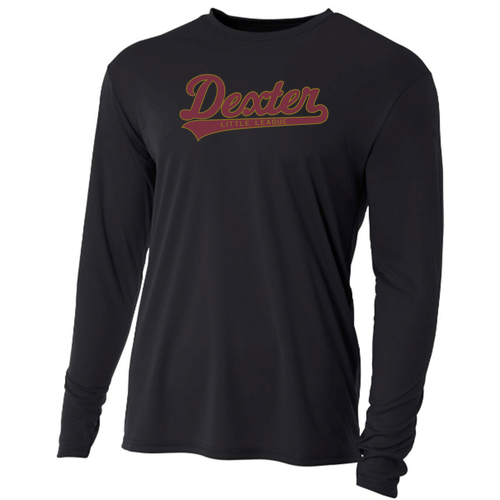 Youth A4 Performance Longsleeve Performance Tee -- Black