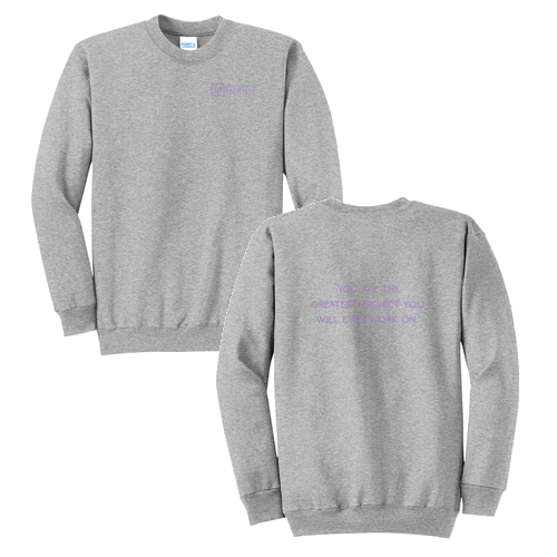 Port and Company Classic Crewneck Sweatshirt -- Athletic Heather
