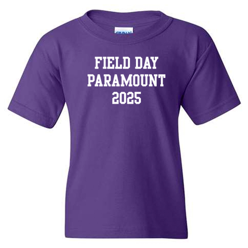 YOUTH Gildan Heavy Cotton Basic T-Shirt -- Purple (TRAUTMANN)